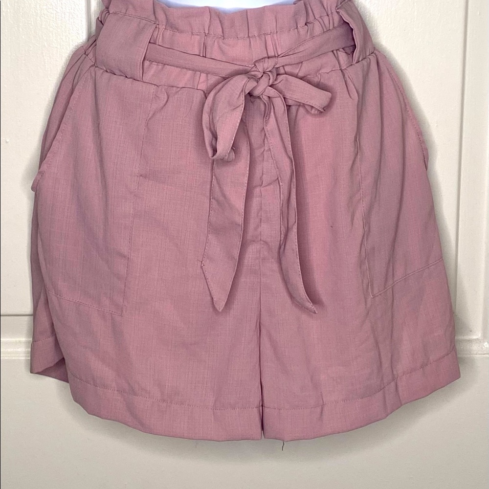 Tie waisted shorts